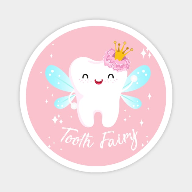 Girl Tooth Fairy Magnet by Riczdodo